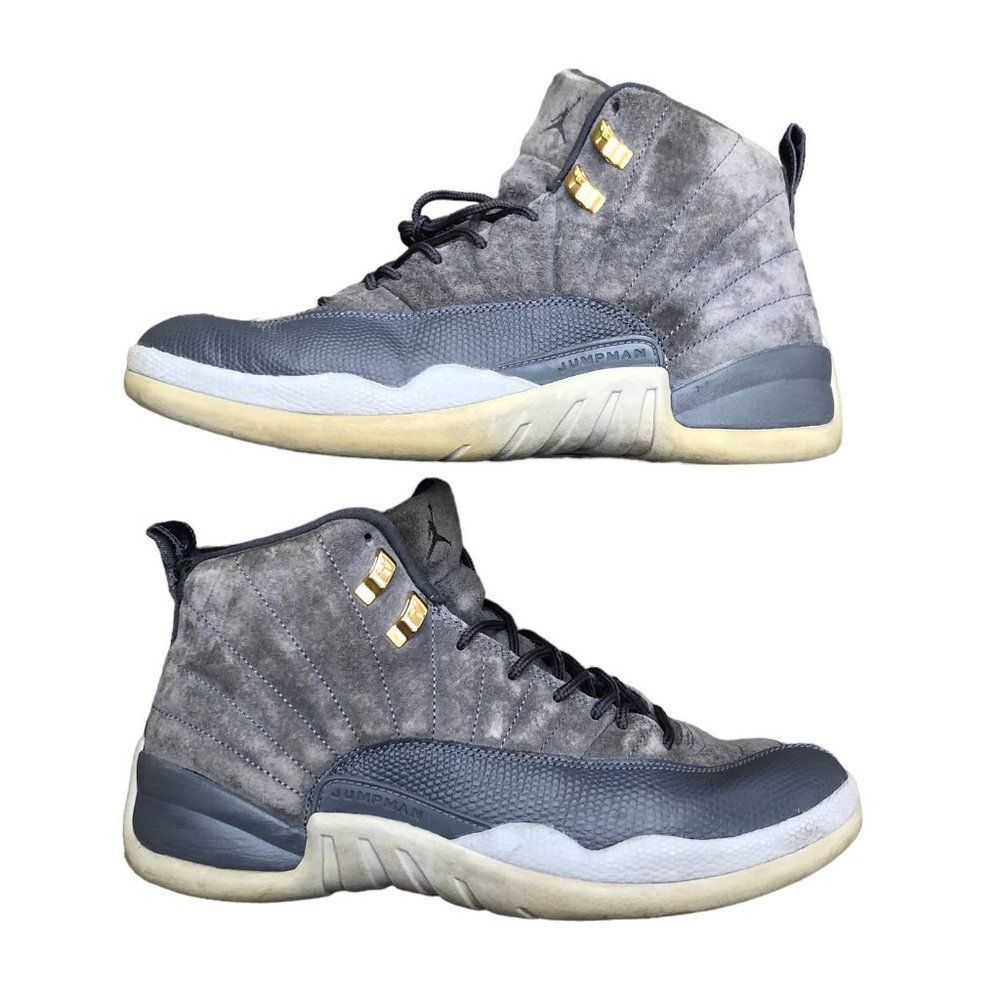 RARE 2017 Air Jordan 12 Retro Dark Gray 'Wolf Gray' Size 10.5